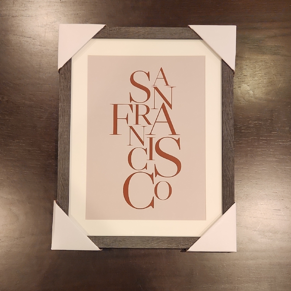 San Francisco Typography Art Print